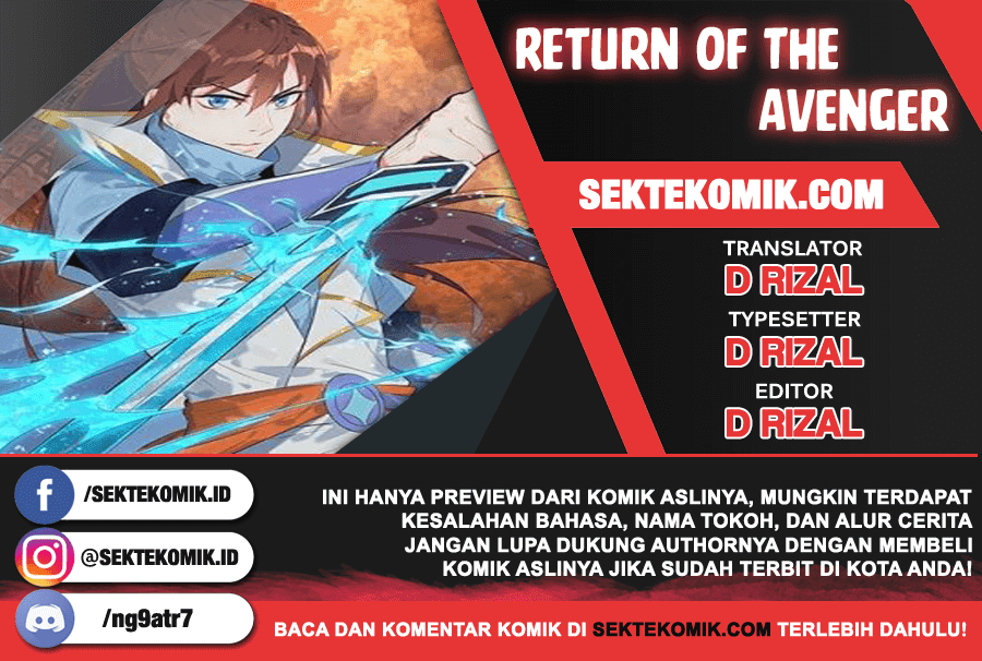 Return of The Avenger Chapter 8 - halaman 1