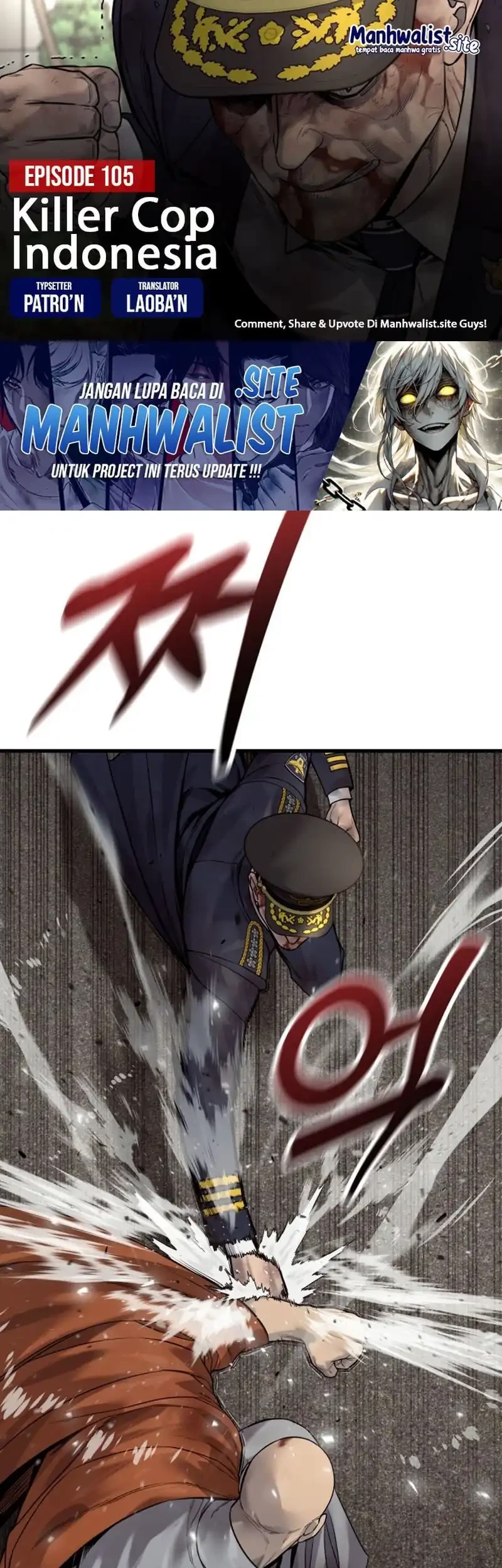 Return of the Bloodthirsty Police Chapter 105 - halaman 1