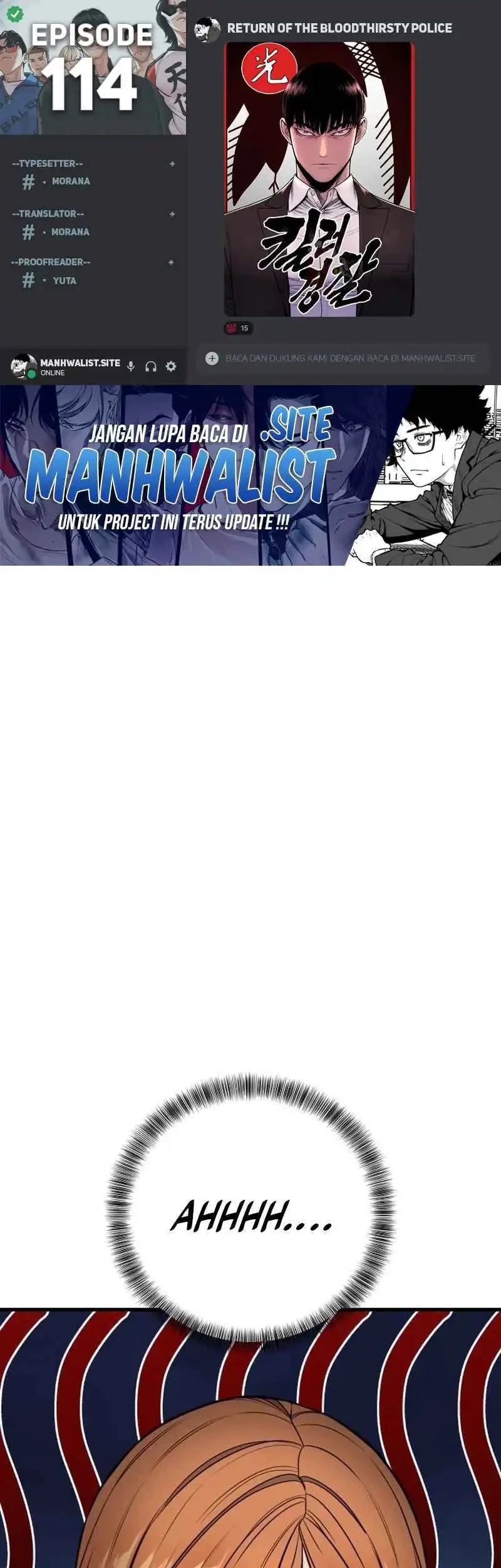 Return of the Bloodthirsty Police Chapter 114 - halaman 1