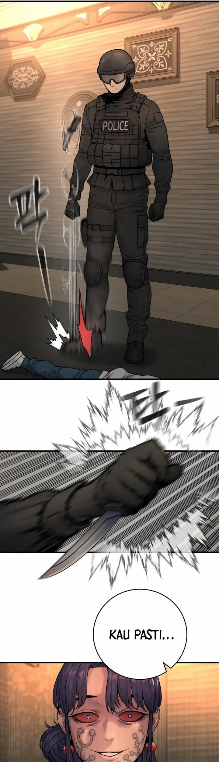 Return of the Bloodthirsty Police Chapter 19 - halaman 54