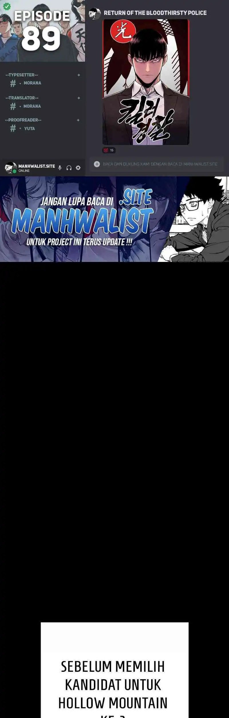 Return of the Bloodthirsty Police Chapter 89 - halaman 1