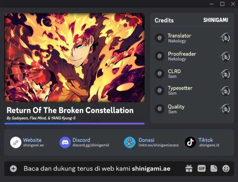 Return of the Broken Constellation Chapter 93 - halaman 1