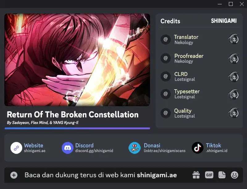 Return of the Broken Constellation Chapter 97 - halaman 1