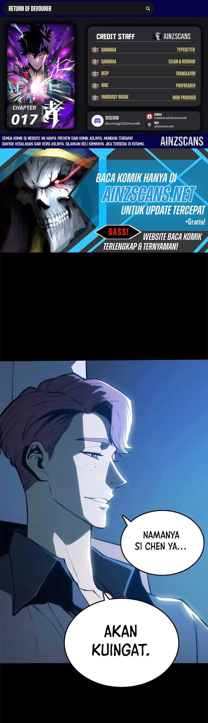 Return of the Devourer Chapter 17 - halaman 1