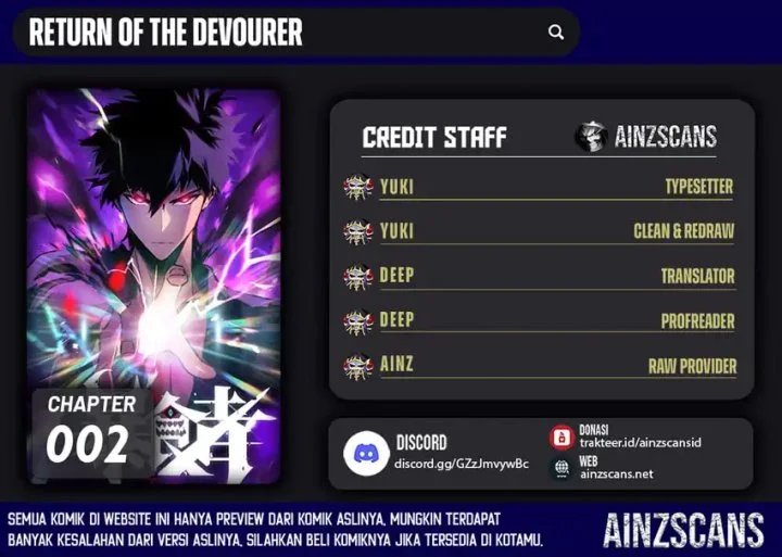 Return of the Devourer Chapter 2 - halaman 1
