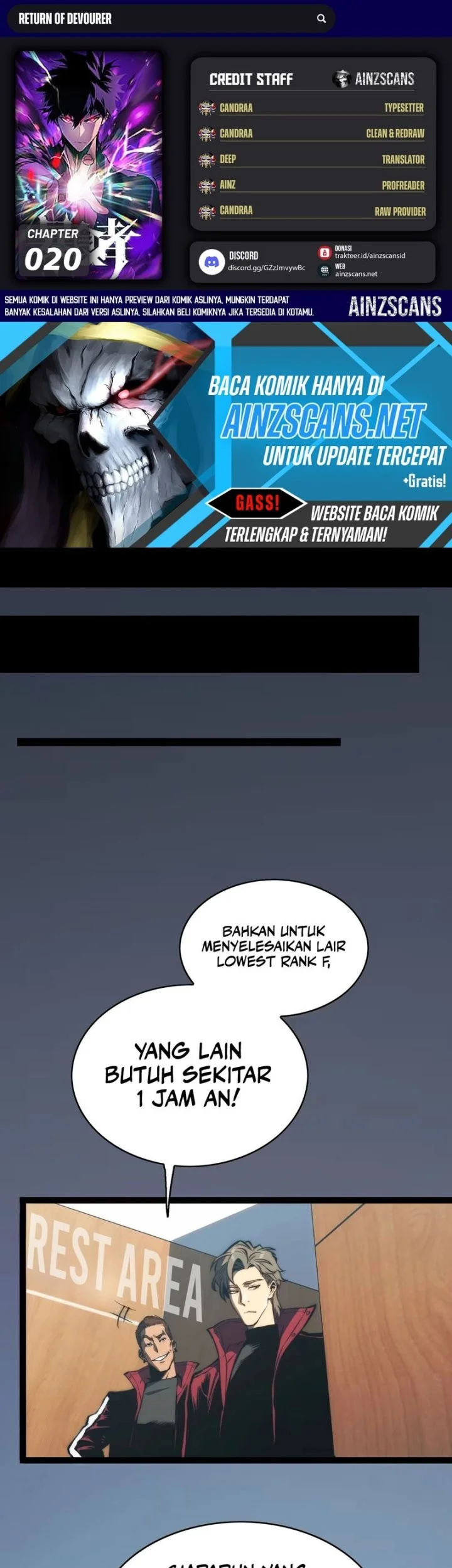 Return of the Devourer Chapter 20 - halaman 1