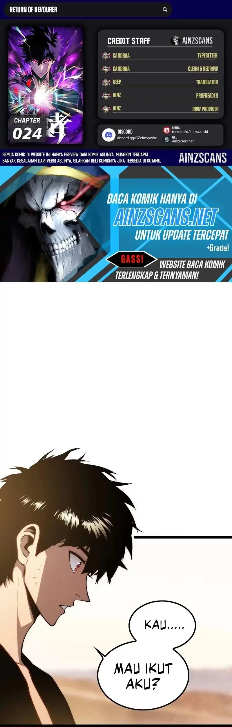 Return of the Devourer Chapter 24 - halaman 1