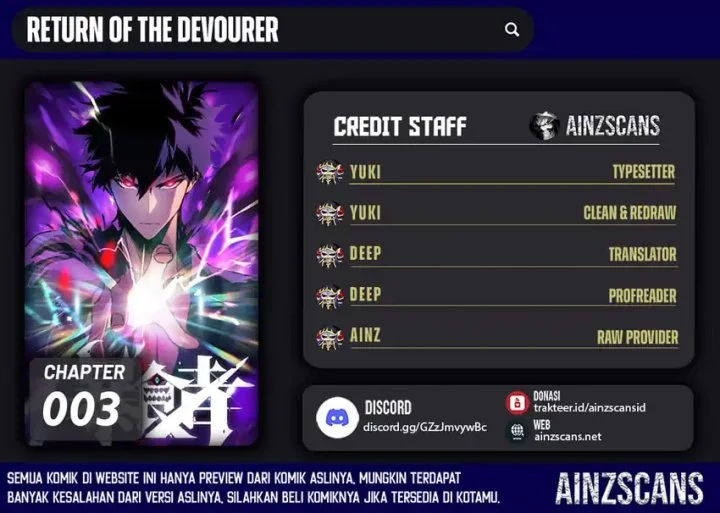 Return of the Devourer Chapter 3 - halaman 1