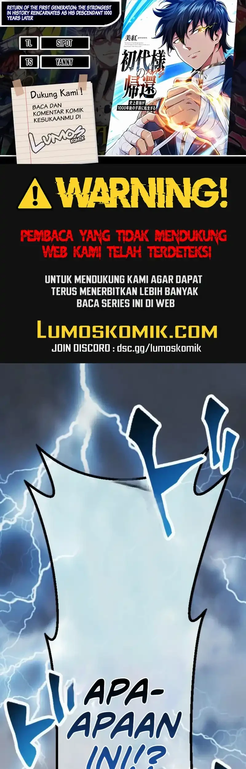 Return of the First Patriarch: The Strongest Reincarnates into His Descendant 1000 Years Later Chapter 17 - halaman 1