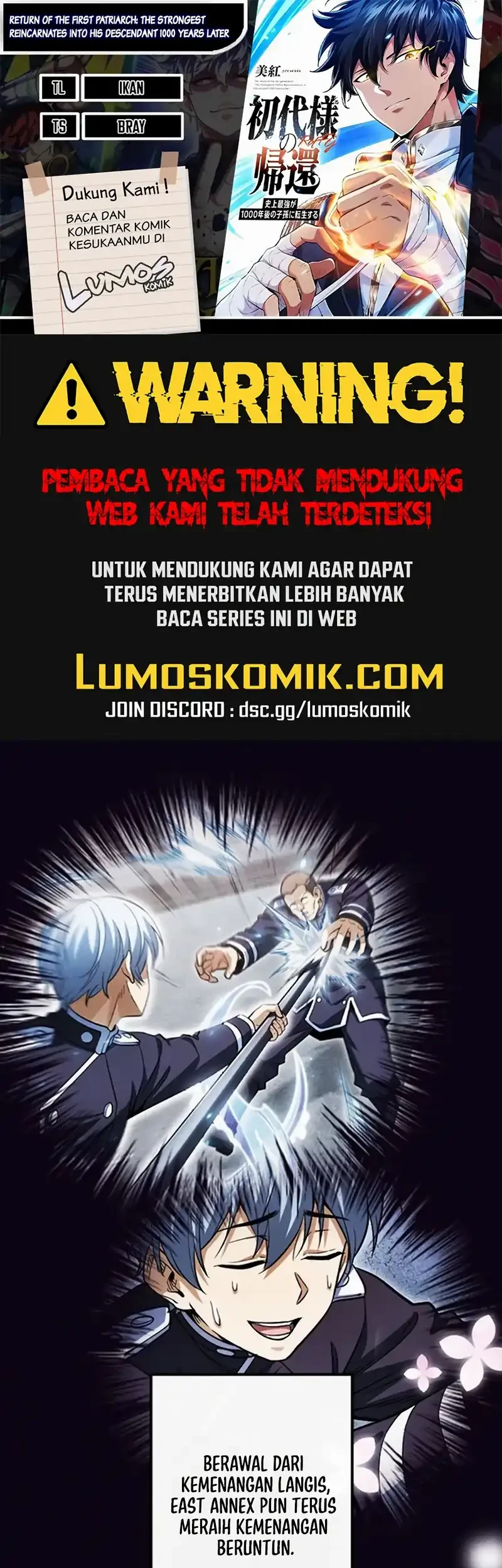 Return of the First Patriarch: The Strongest Reincarnates into His Descendant 1000 Years Later Chapter 24 - halaman 1