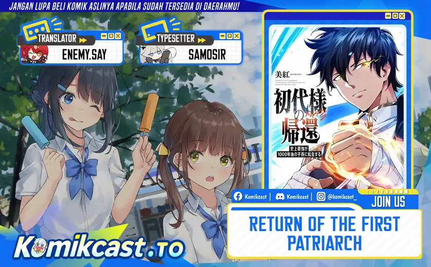 Return of the First Patriarch: The Strongest Reincarnates into His Descendant 1000 Years Later Chapter 8 - halaman 1