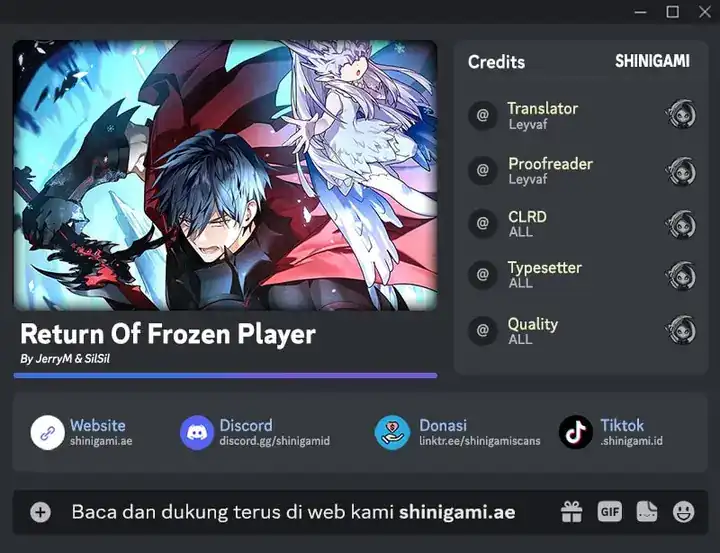 Return of the Frozen Player Chapter 188 - halaman 1