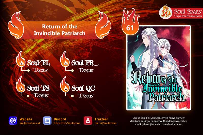 Return of the Invincible Patriarch Chapter 61 - halaman 1