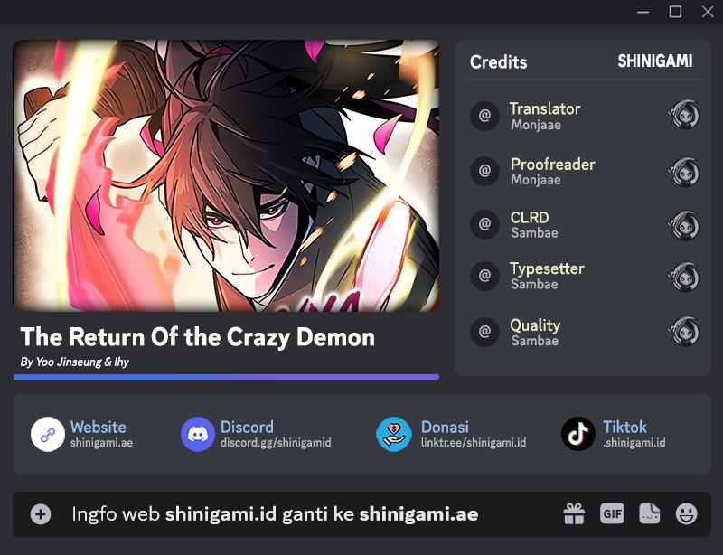 Return of the Mad Demon Chapter 114 - halaman 1