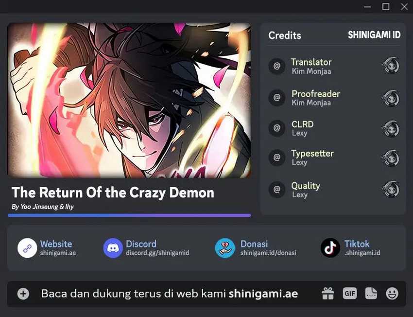 Return of the Mad Demon Chapter 127 - halaman 1