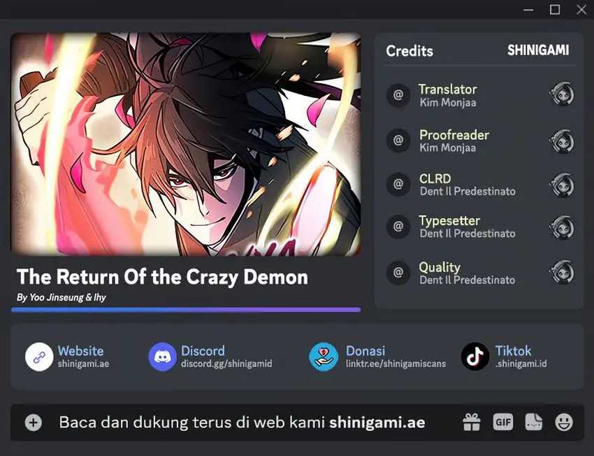 Return of the Mad Demon Chapter 130 - halaman 1
