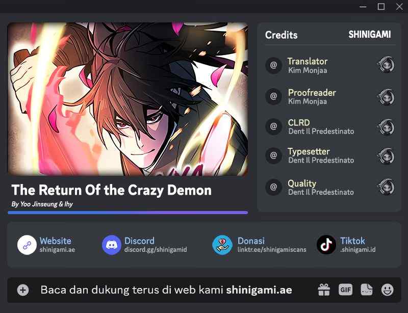 Return of the Mad Demon Chapter 133 - halaman 1