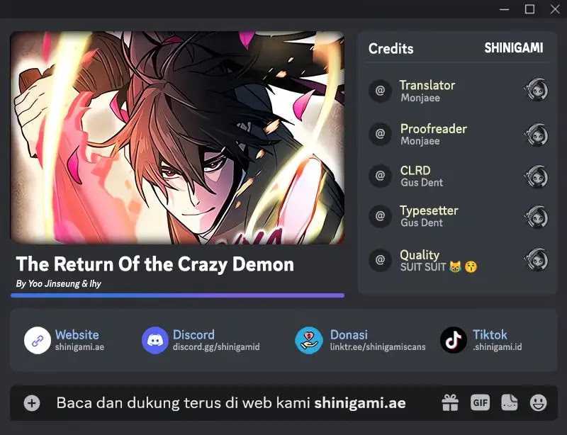 Return of the Mad Demon Chapter 146 - halaman 1