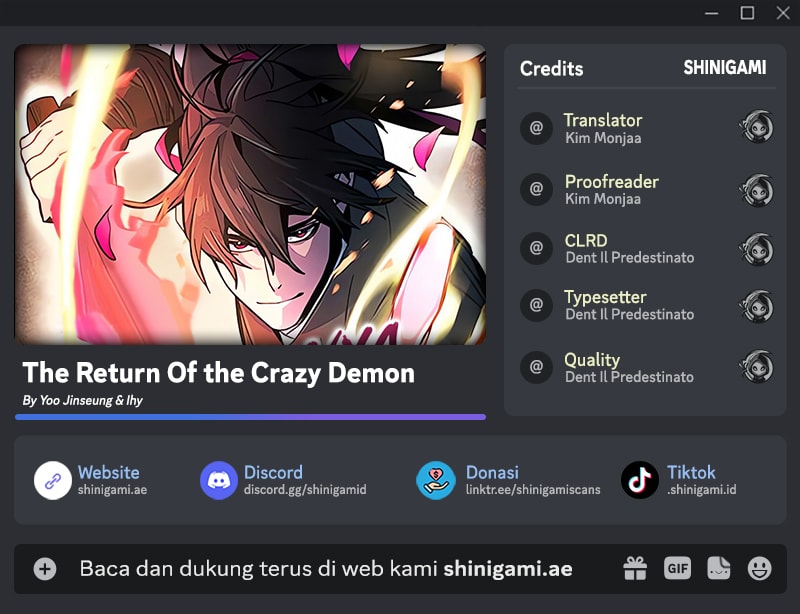 Return of the Mad Demon Chapter 152 - halaman 1