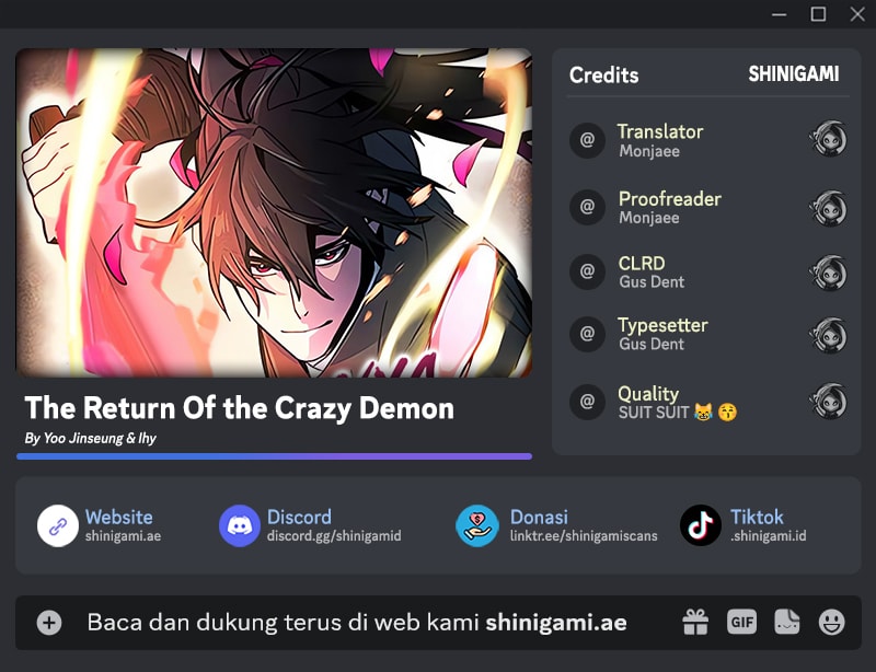 Return of the Mad Demon Chapter 154 - halaman 1