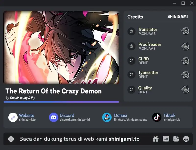 Return of the Mad Demon Chapter 170 - halaman 1