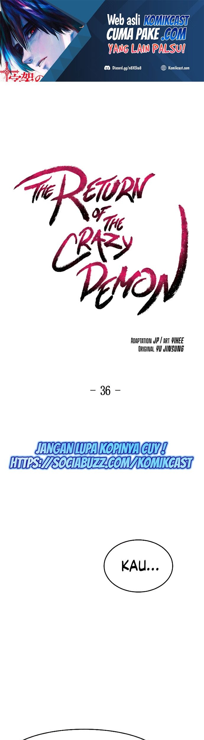 Return of the Mad Demon Chapter 36 - halaman 2