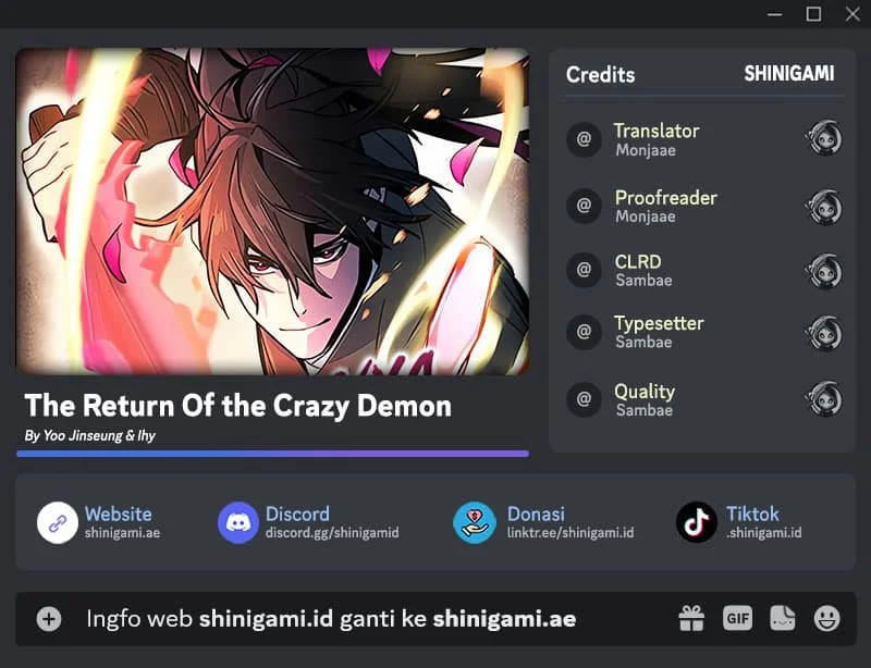 Return of the Mad Demon Chapter 93 - halaman 1