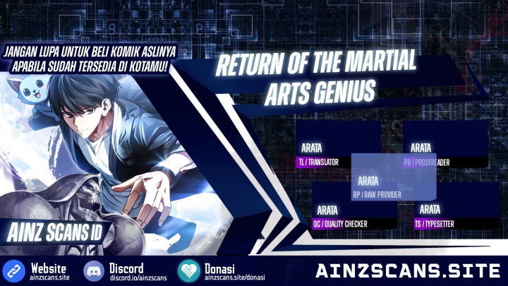Return Of The Martial Arts Genius Chapter 1 - halaman 1
