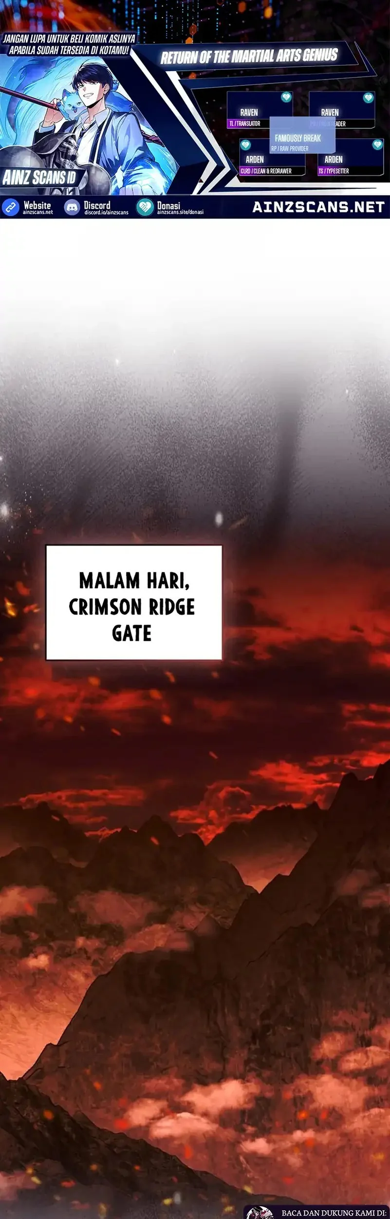 Return Of The Martial Arts Genius Chapter 105 - halaman 1