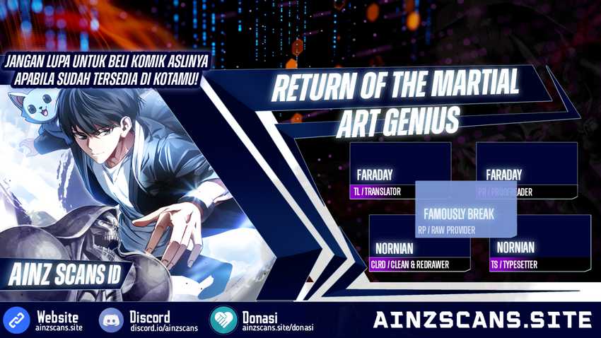 Return Of The Martial Arts Genius Chapter 11 - halaman 1