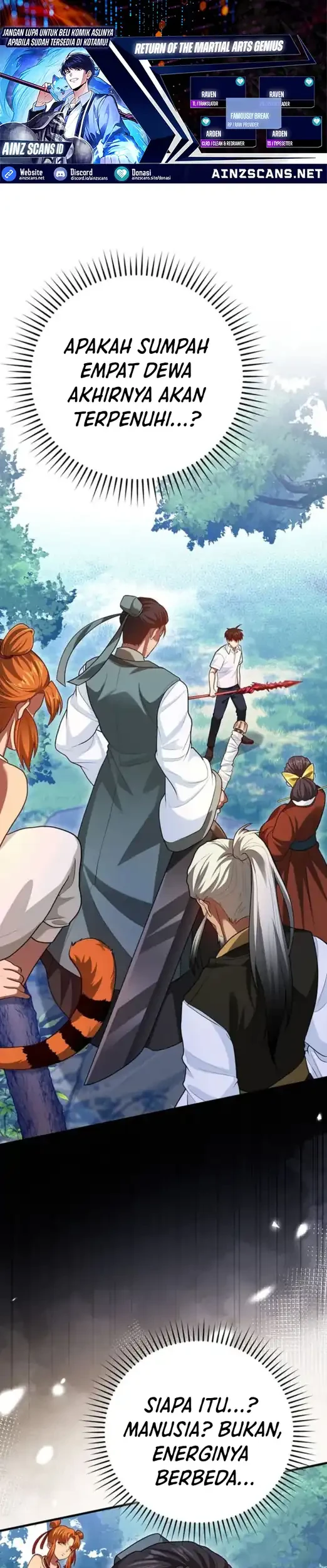 Return Of The Martial Arts Genius Chapter 110 - halaman 1