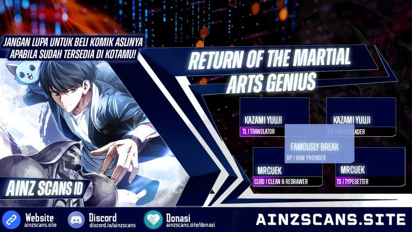 Return Of The Martial Arts Genius Chapter 17 - halaman 1