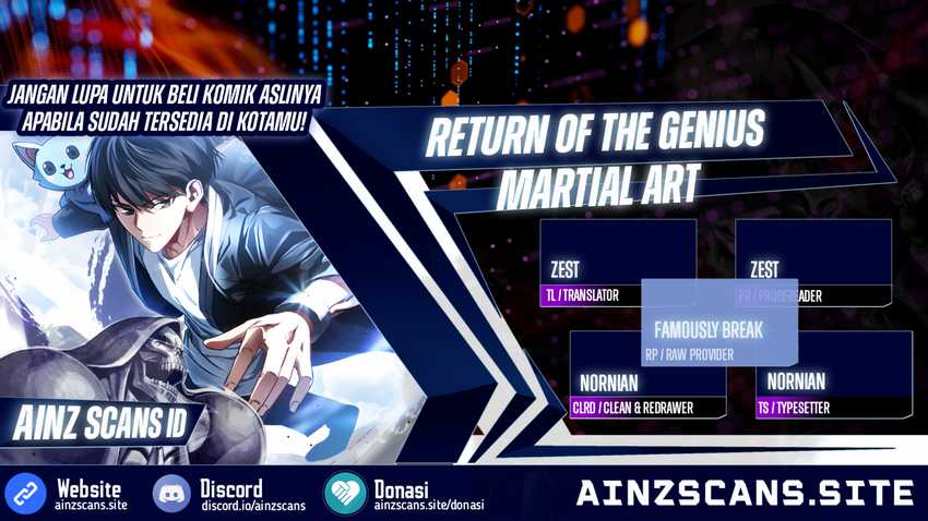 Return Of The Martial Arts Genius Chapter 22 - halaman 1