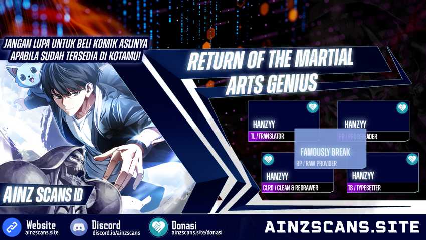 Return Of The Martial Arts Genius Chapter 24 - halaman 1