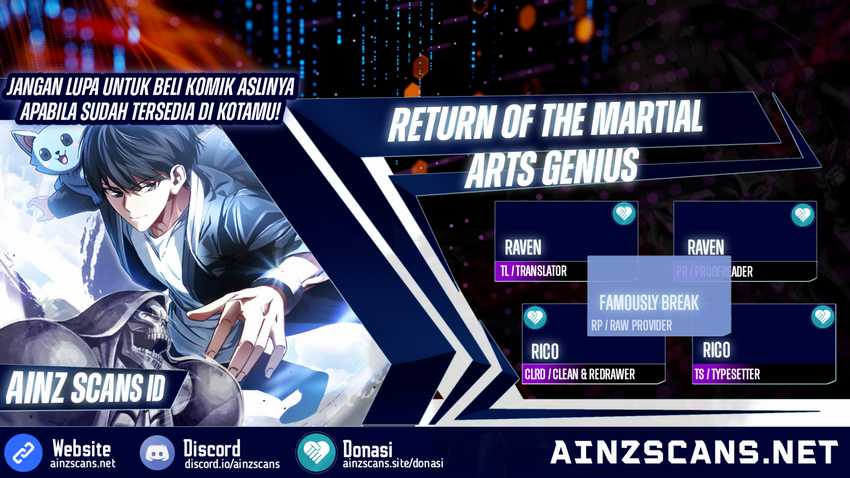 Return Of The Martial Arts Genius Chapter 29 - halaman 1