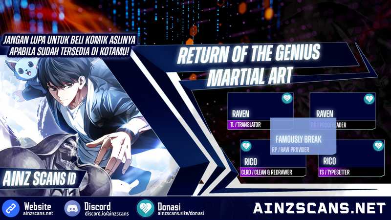 Return Of The Martial Arts Genius Chapter 35 - halaman 1