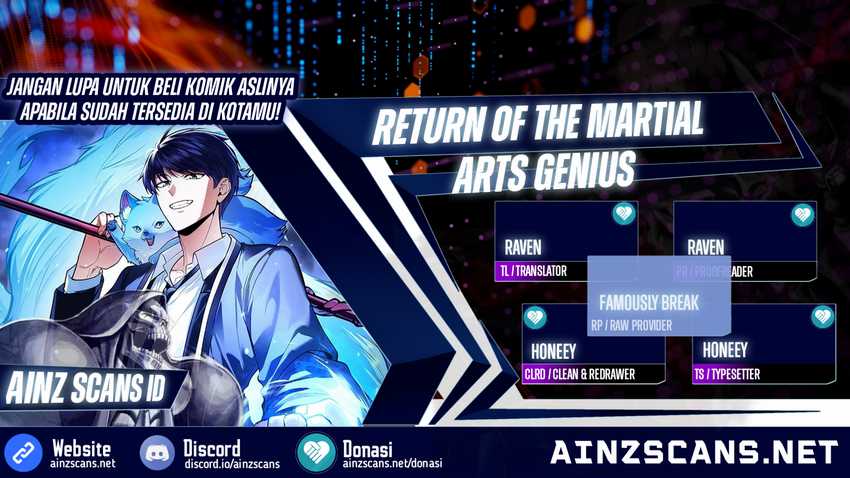 Return Of The Martial Arts Genius Chapter 41 - halaman 1