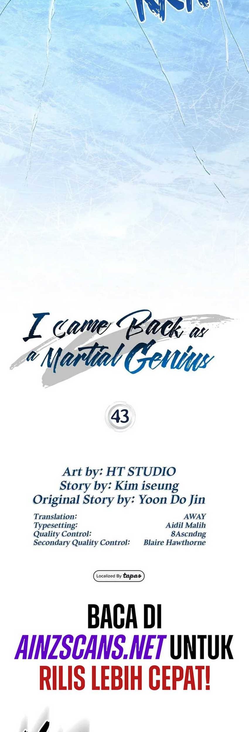 Return Of The Martial Arts Genius Chapter 43 - halaman 12