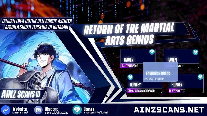 Return Of The Martial Arts Genius Chapter 75 - halaman 1