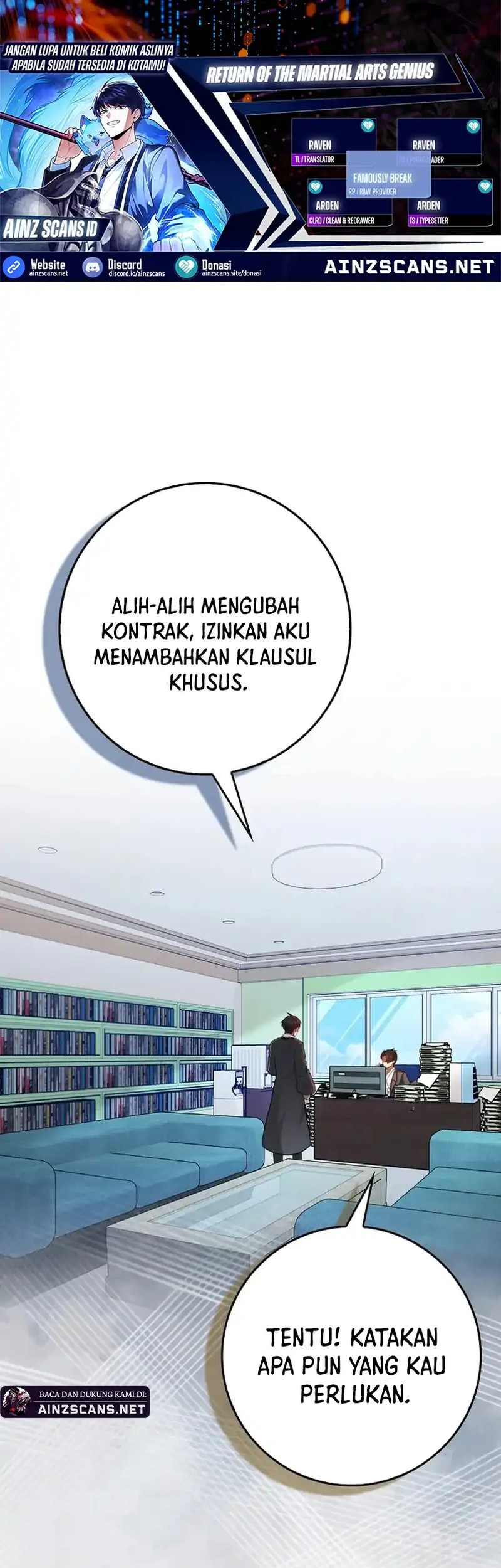 Return Of The Martial Arts Genius Chapter 94 - halaman 1