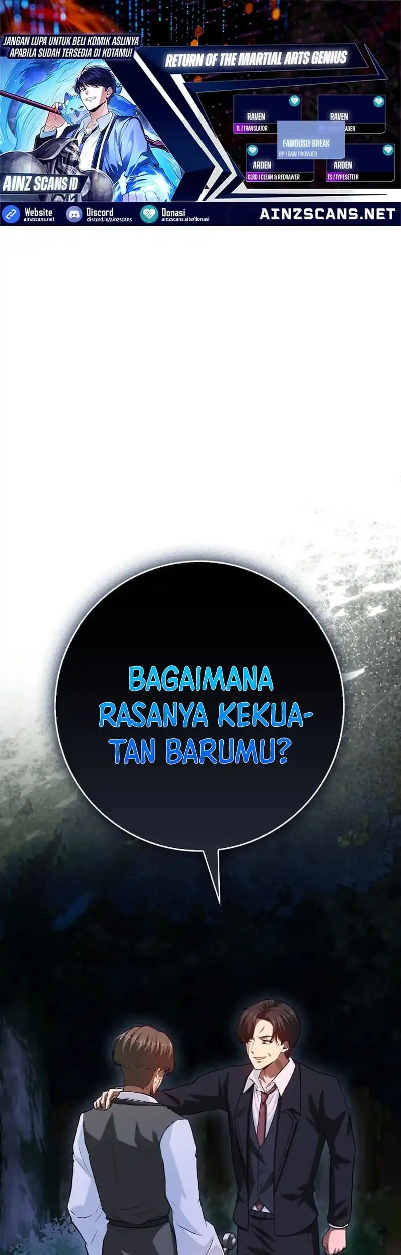 Return Of The Martial Arts Genius Chapter 95 - halaman 1