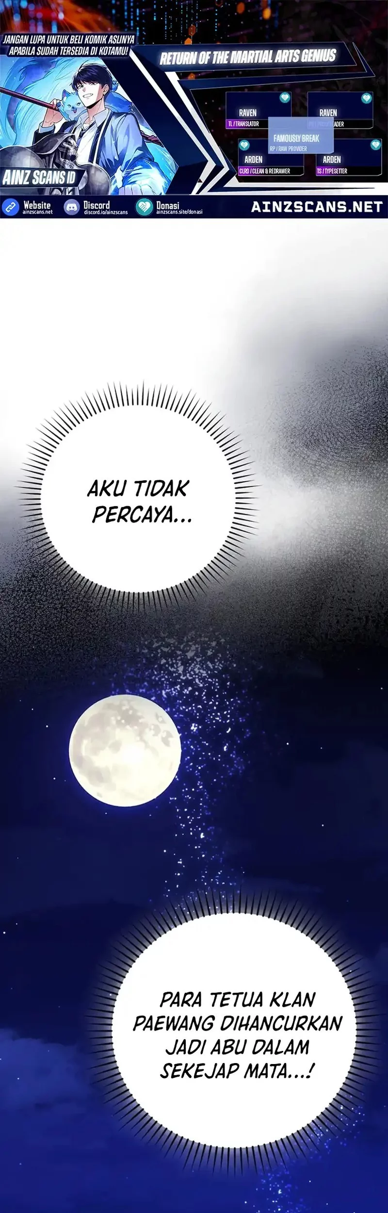 Return Of The Martial Arts Genius Chapter 98 - halaman 1