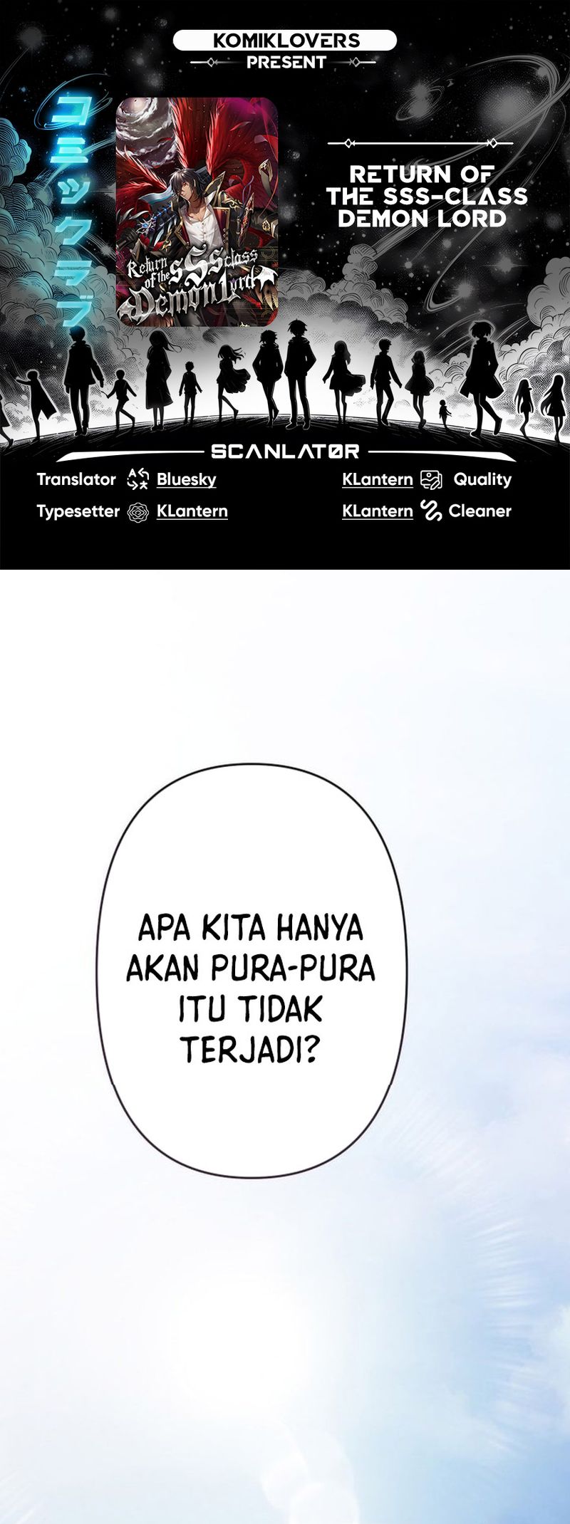 Return of the SSS-Class Demon Lord Chapter 7 - halaman 1