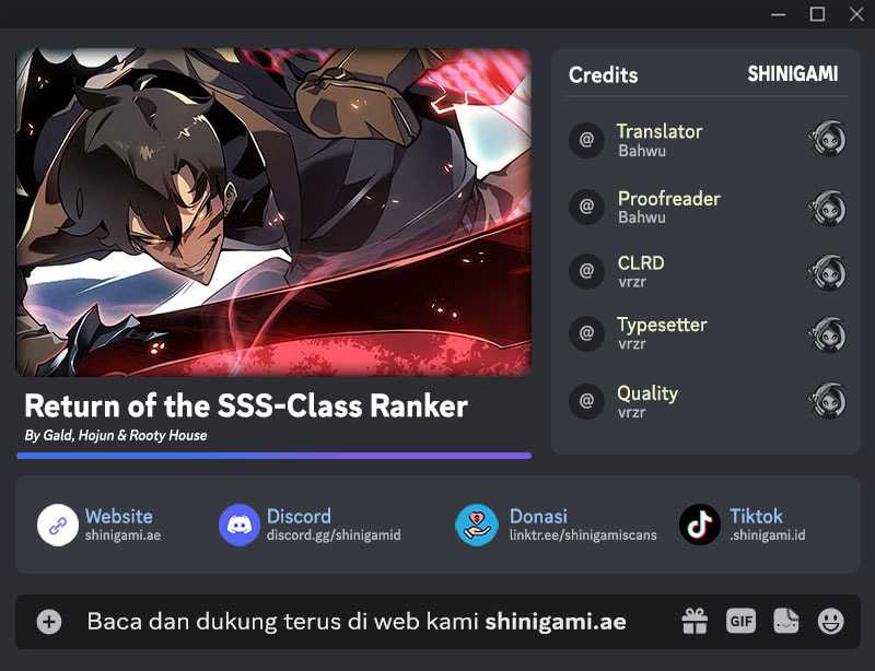 Return of the SSS-Class Ranker Chapter 150 - halaman 1