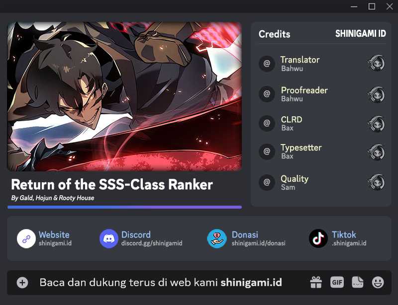 Return of the SSS-Class Ranker Chapter 71 - halaman 1