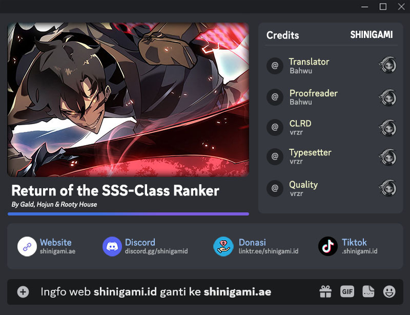 Return of the SSS-Class Ranker Chapter 77 - halaman 1