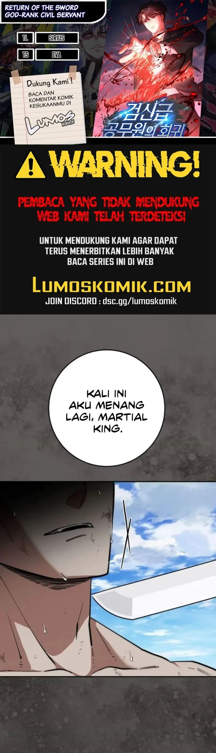 Return of the Sword God-Rank Civil Servant Chapter 83 - halaman 1