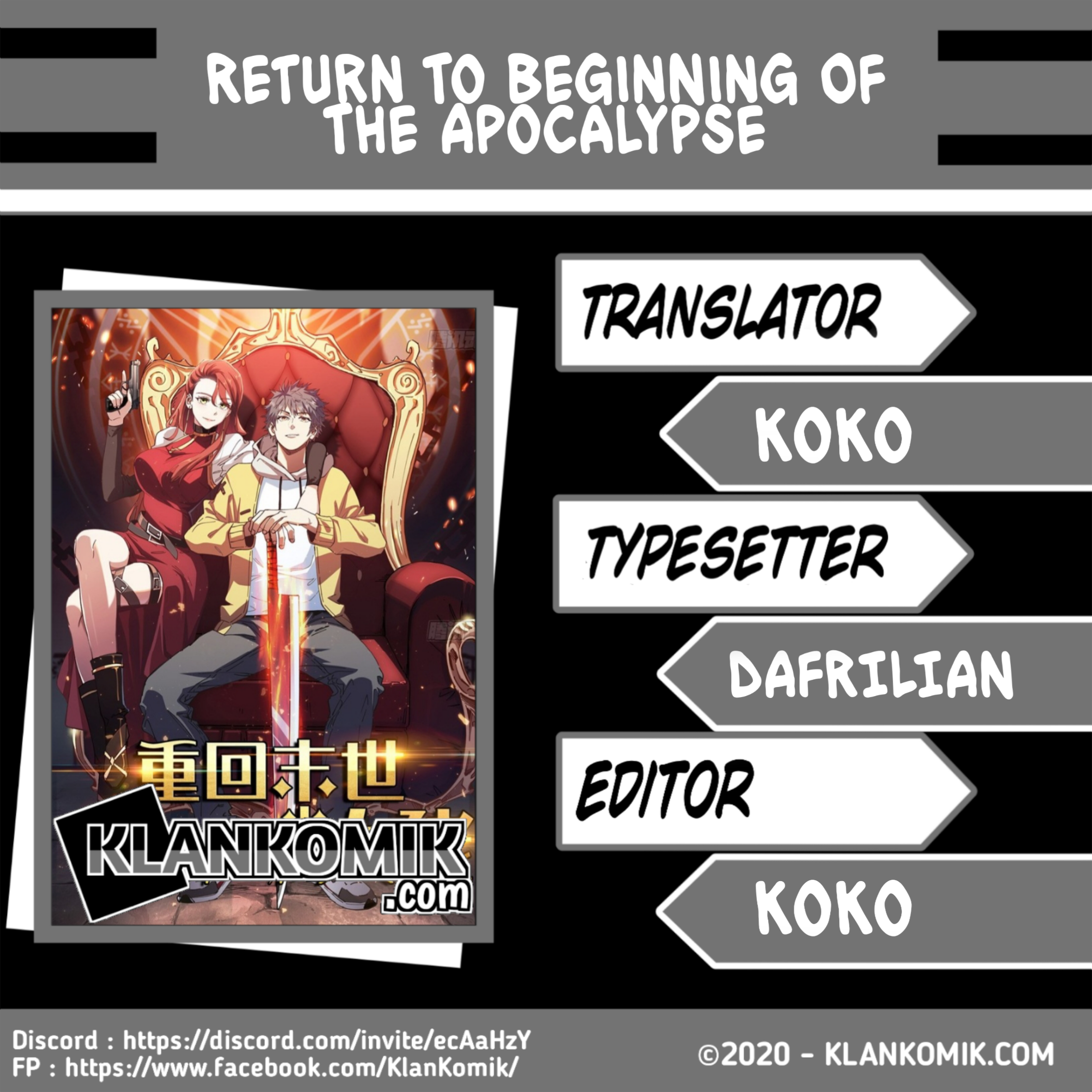 Return To Beginning Of The Apocalypse Chapter 38 - halaman 1