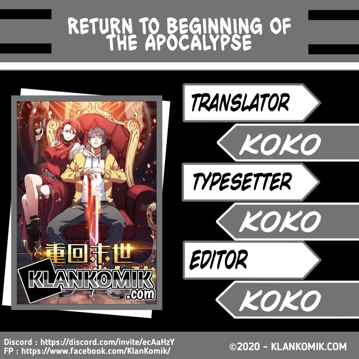Return To Beginning Of The Apocalypse Chapter 54 - halaman 1