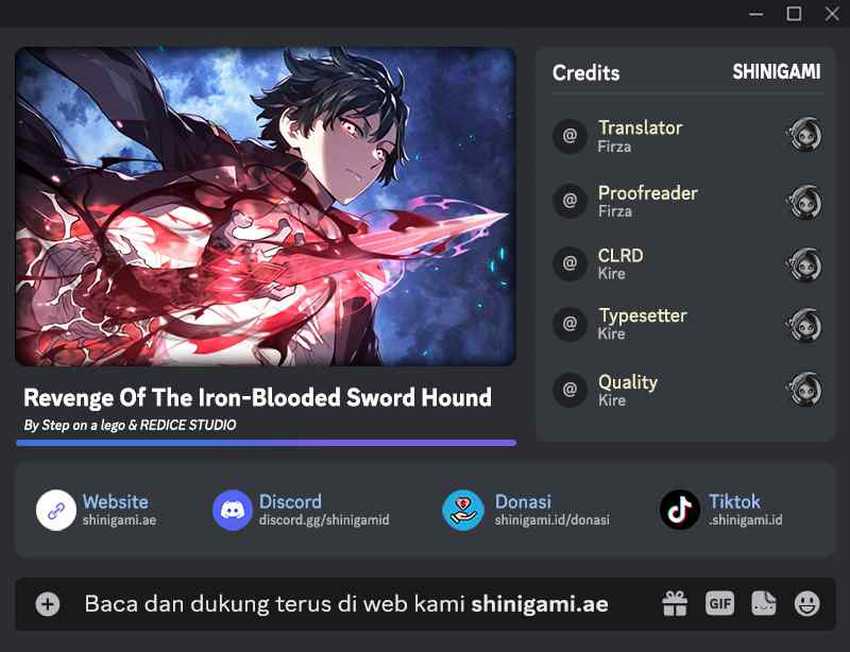 Revenge of the Iron-Blooded Sword Hound Chapter 52 - halaman 1